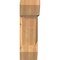 Ekena Millwork Traditional Slat Smooth Bracket w/ Offset Brace, Western Red Cedar, 7 1/2"W x 20"D x 24"H BKT0806X20X24TRA06SWR - alternate 2